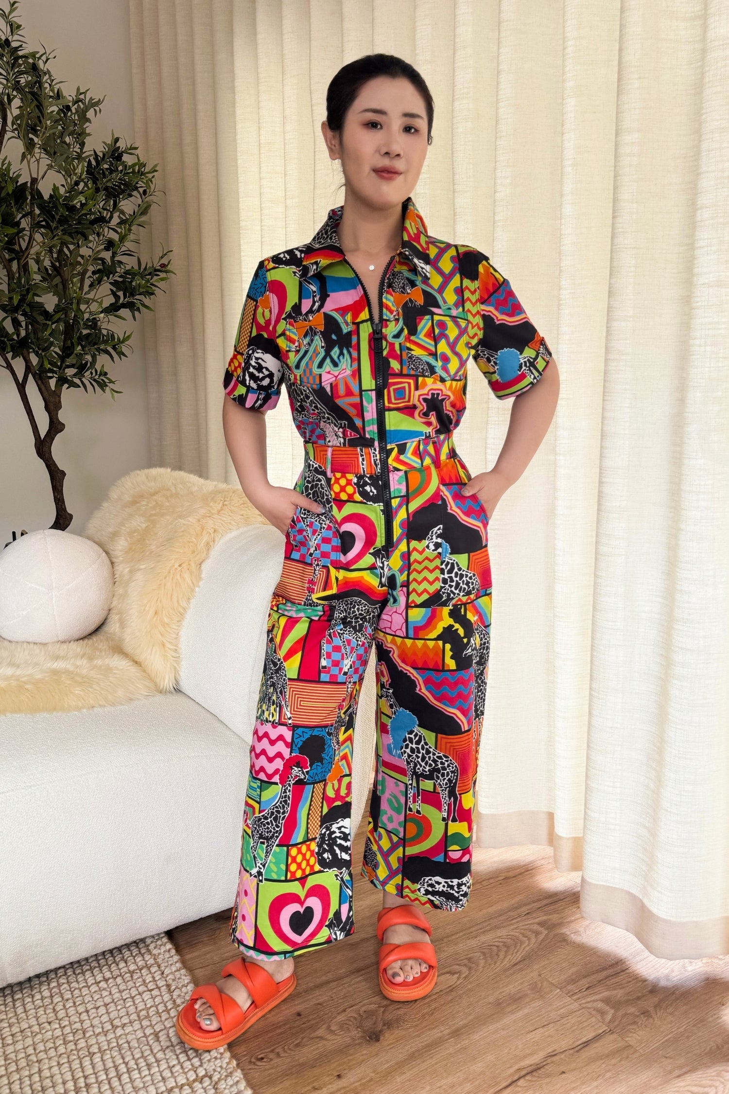 Giraffe-Topia Jumpsuit