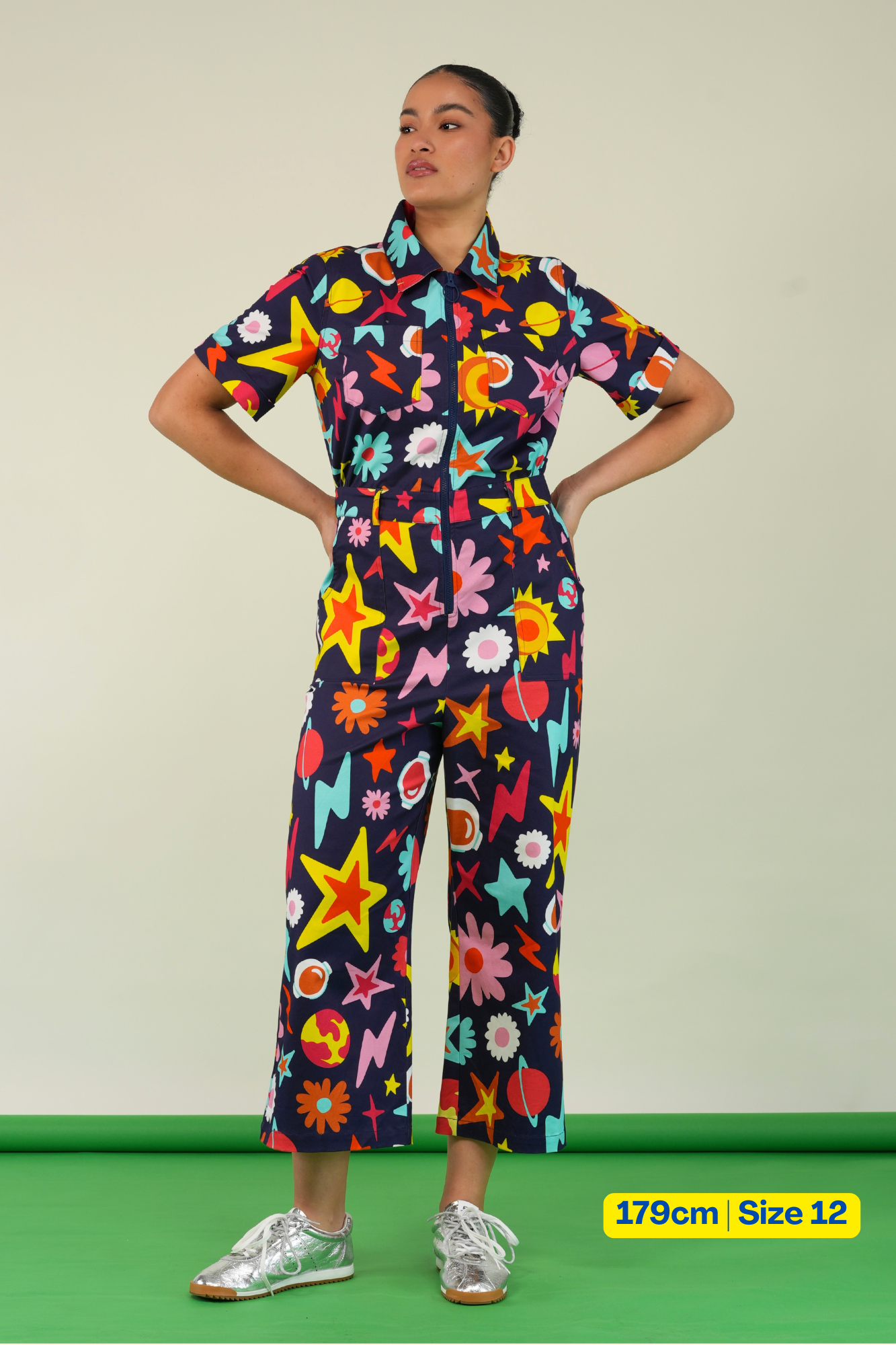 Floral Universe Jumpsuit - New Cut