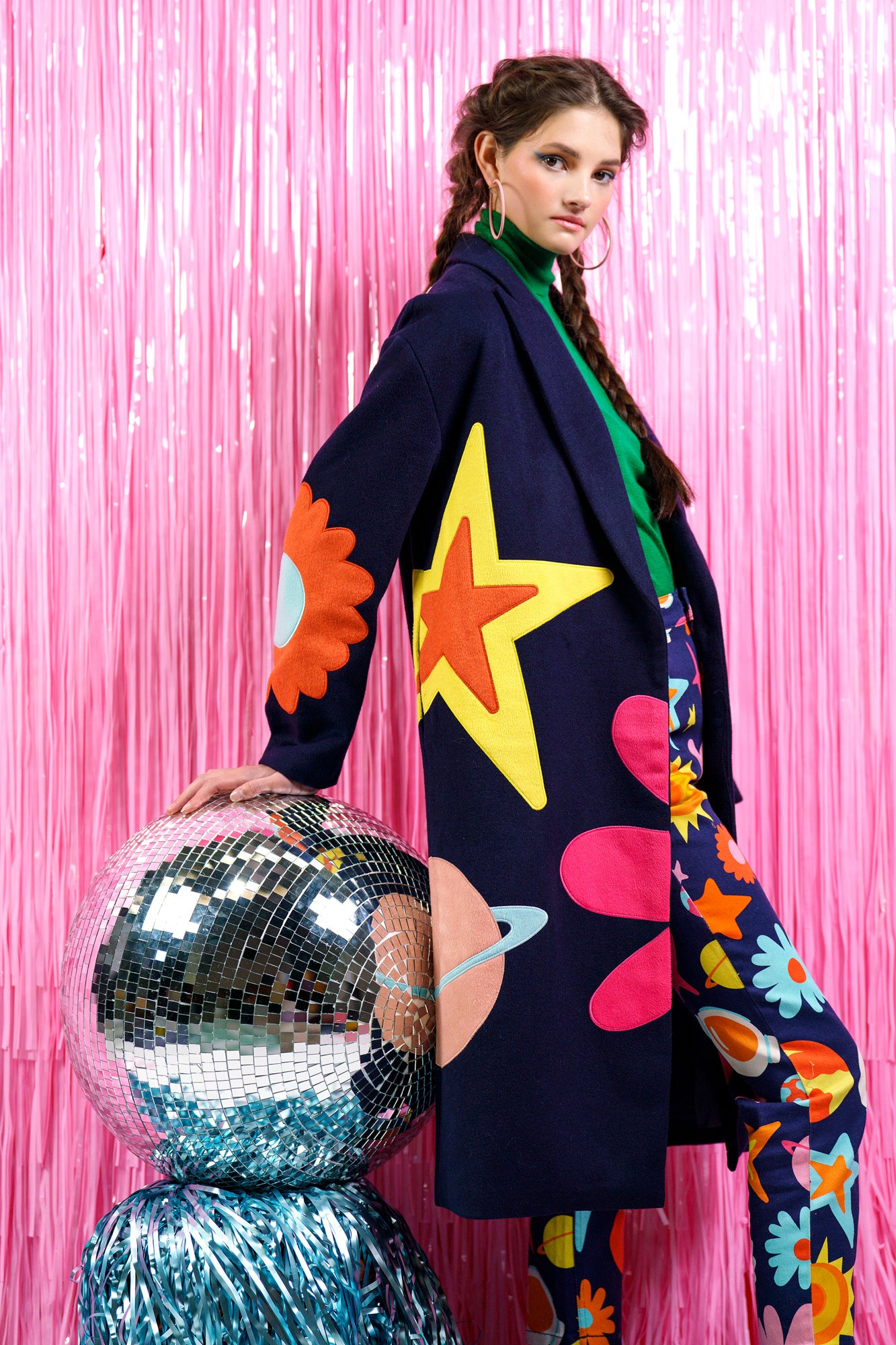 Floral Universe Coat