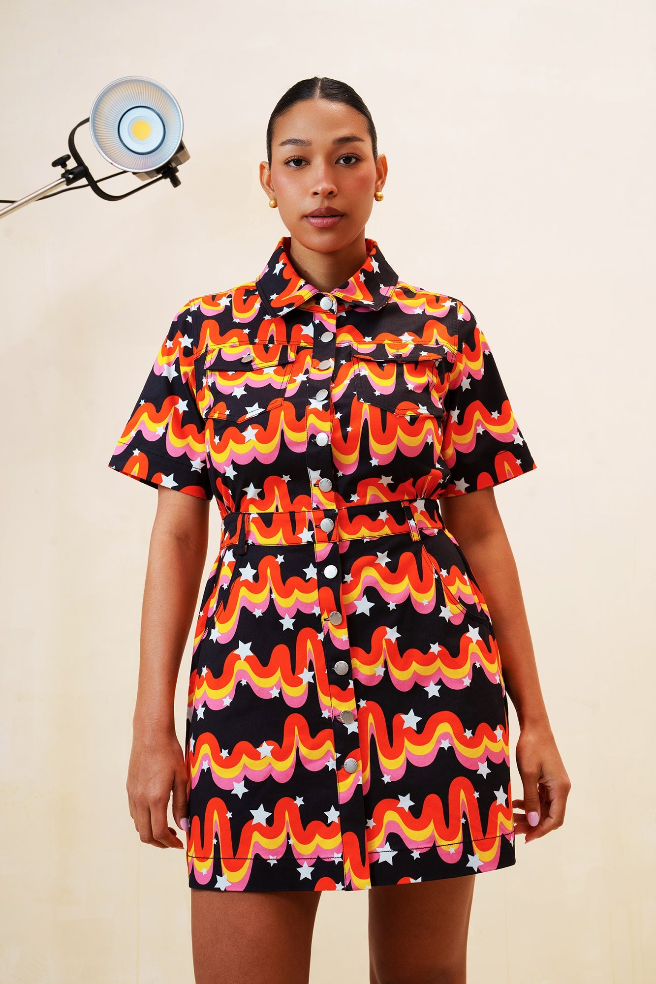 Popping Candy Denim Dress