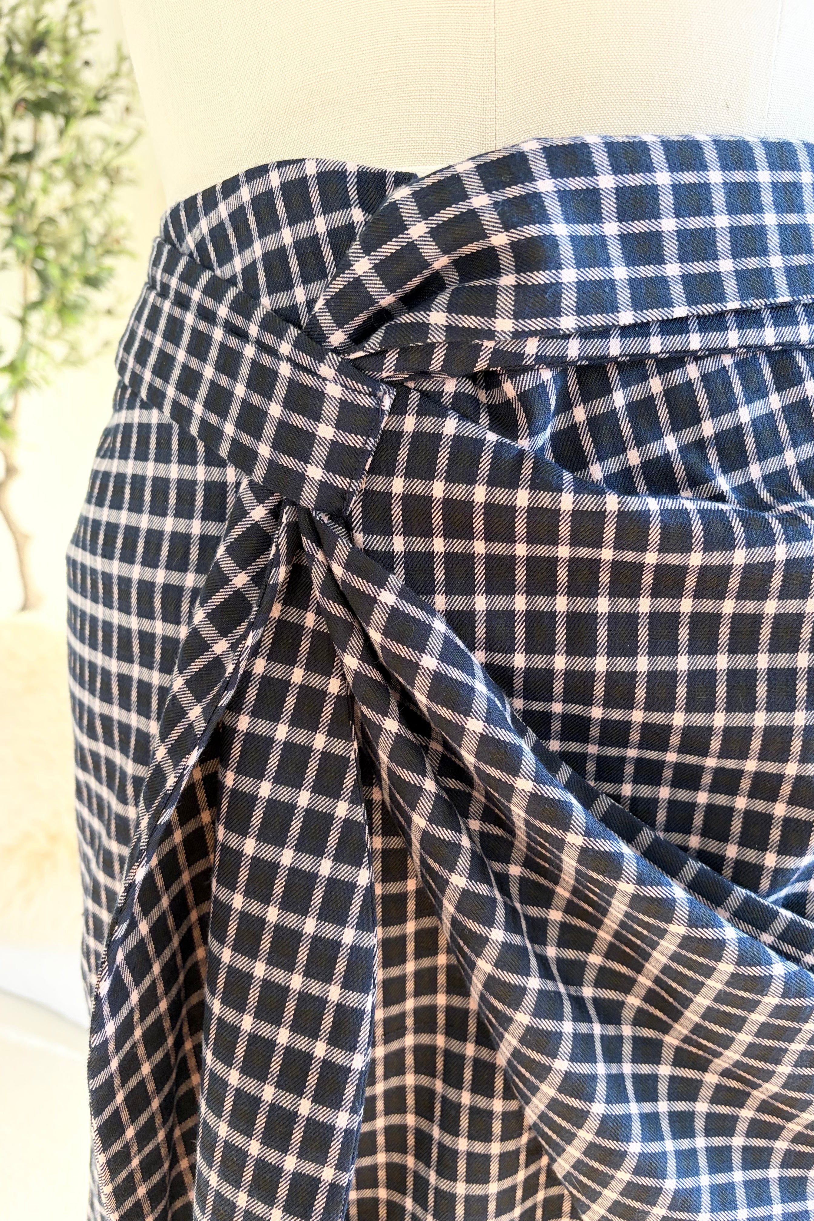 Check Jacquard Skirt - Archive AU 8-10