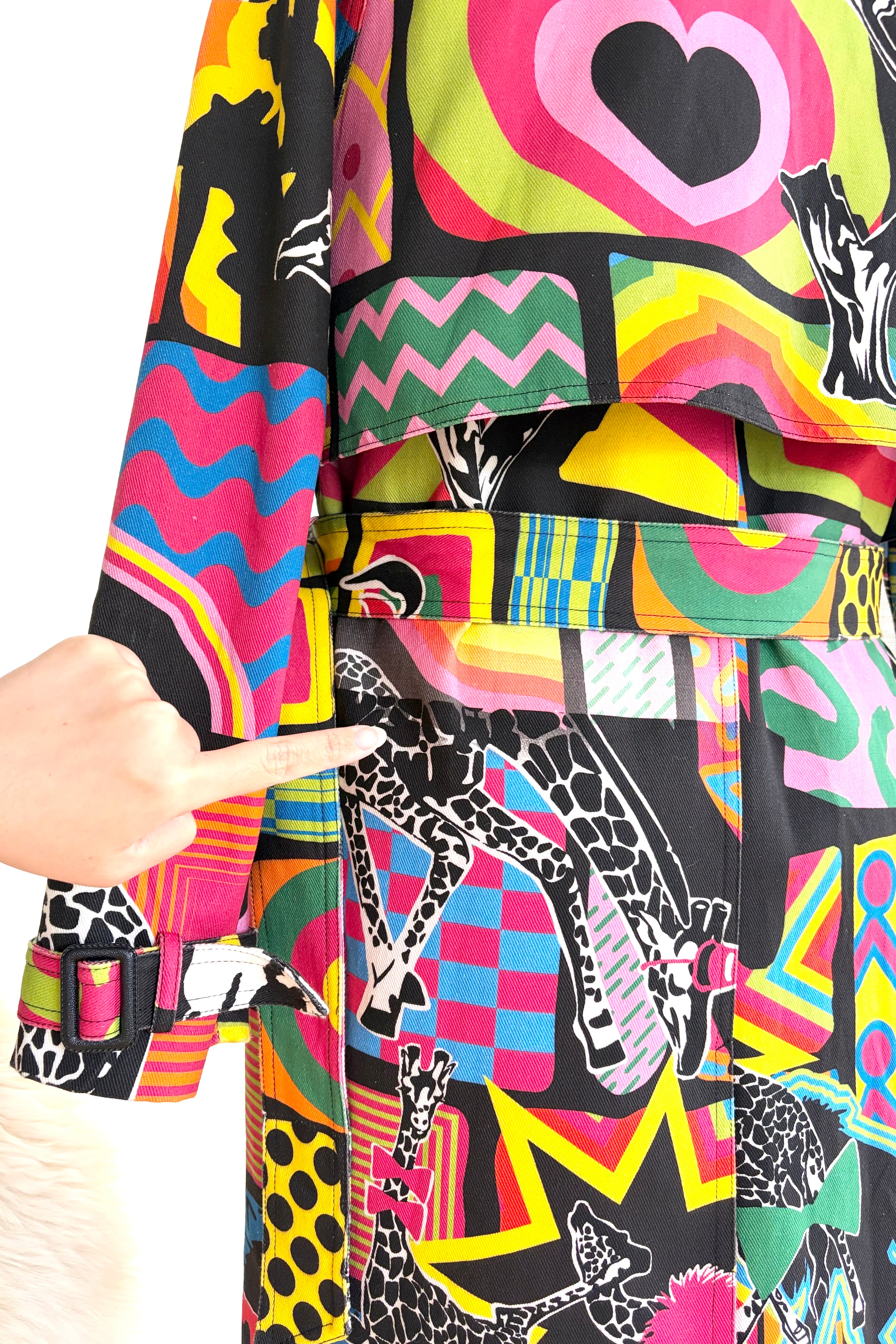 Giraffe-Topia Trench Coat - Oops Edition AU 12-14