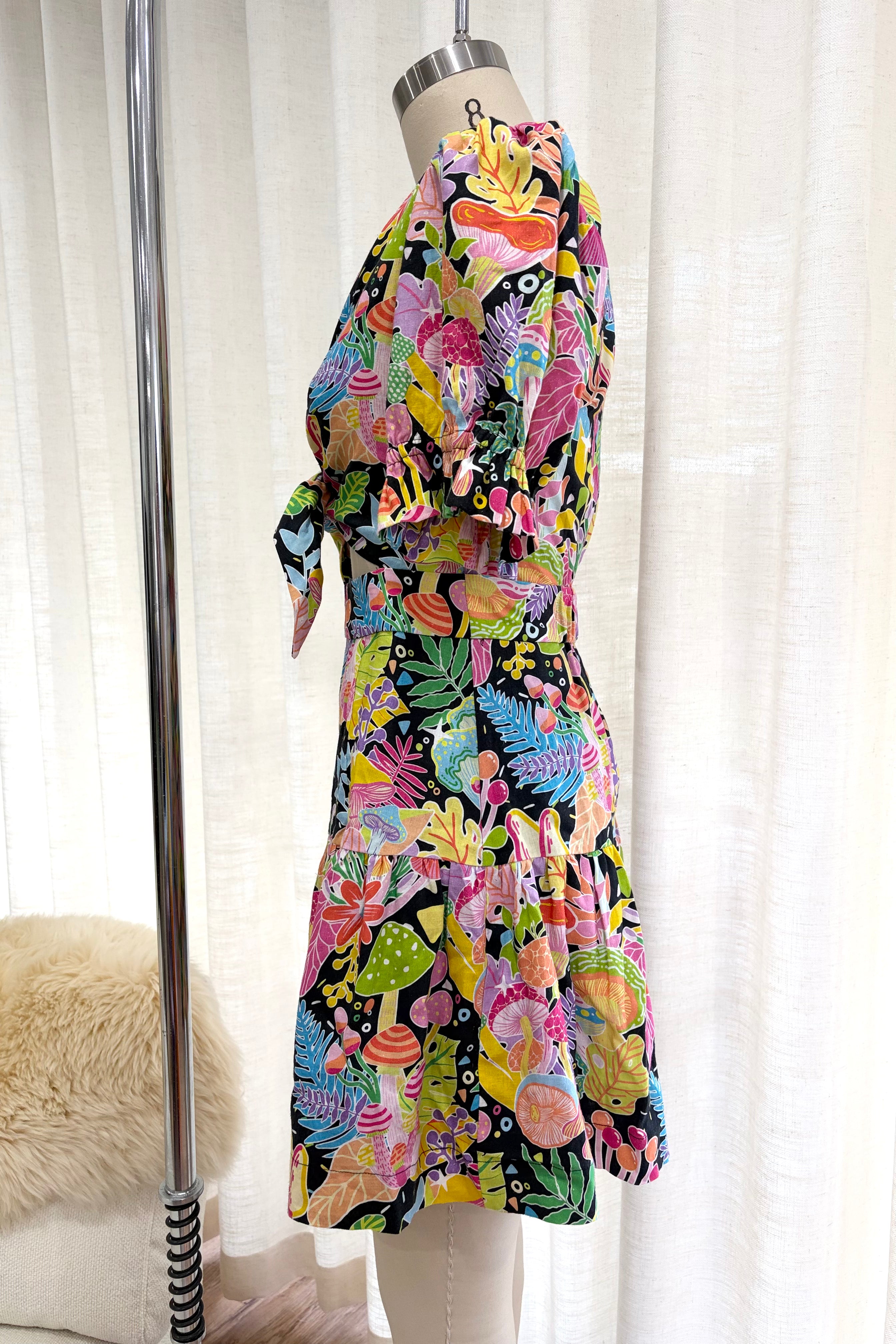 Once Upon a Time Linen Blend Dress - Sample AU 8