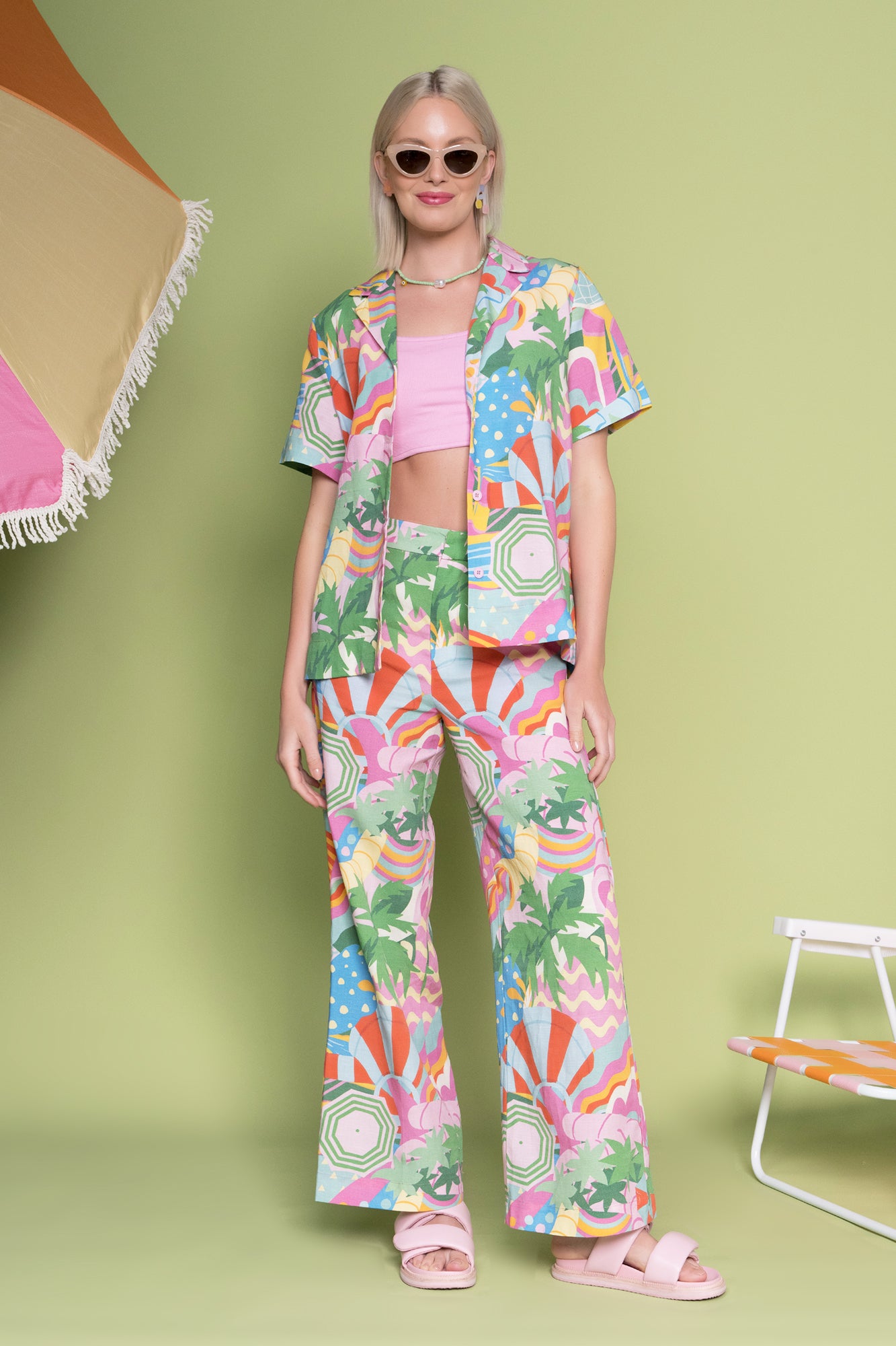 Wet N Wild Linen Blend Pants