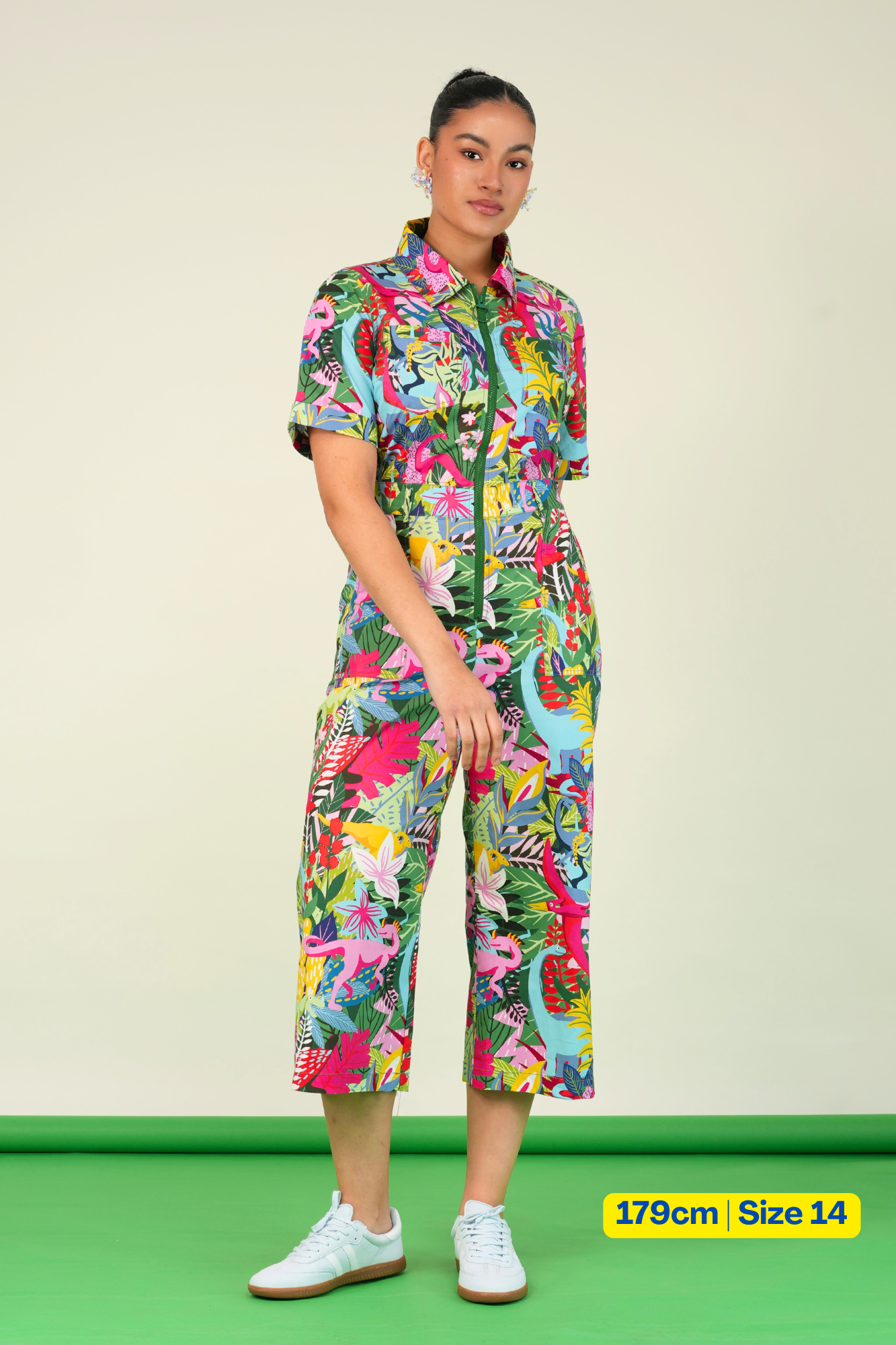 Dino Party Jumpsuit - Cropped Fit