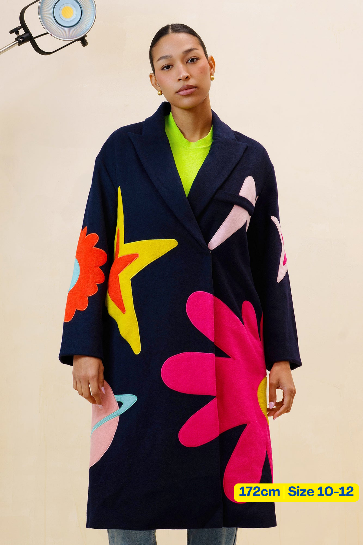 Floral Universe Coat