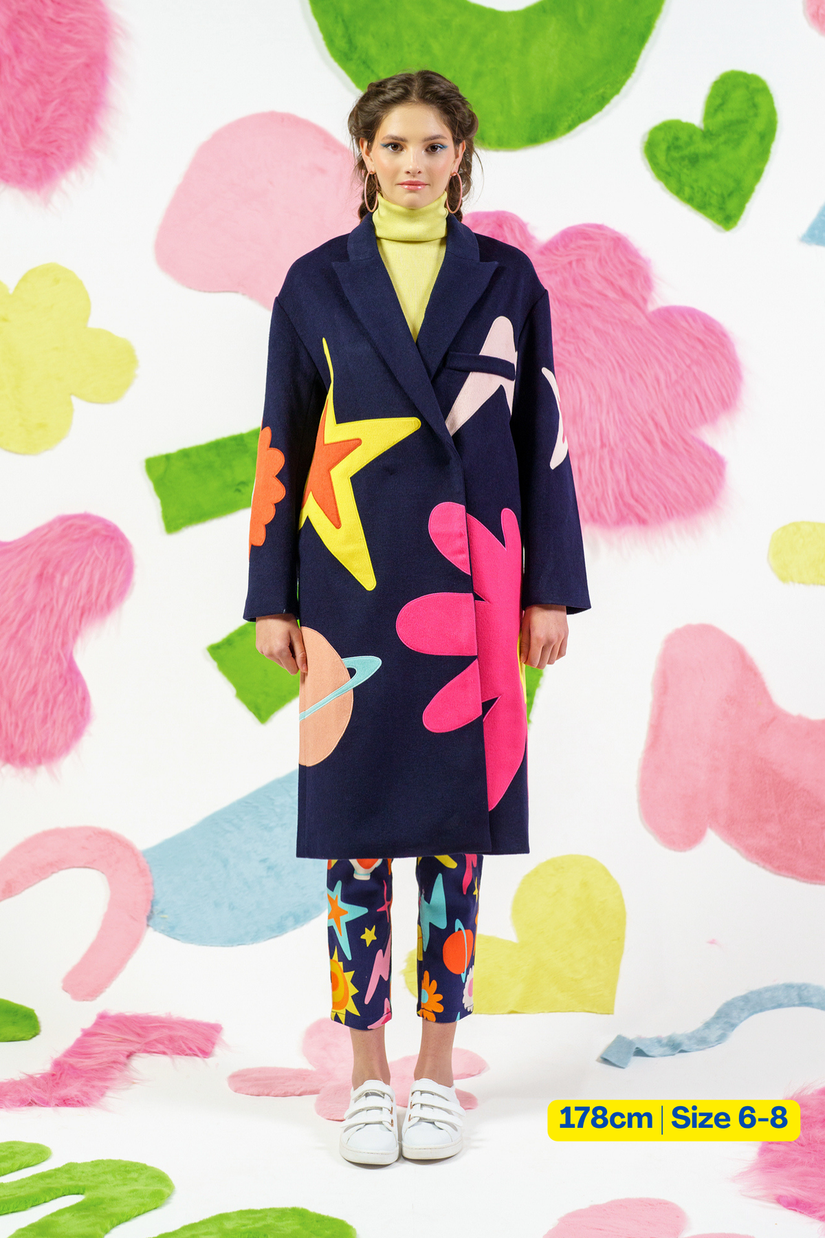 Floral Universe Coat