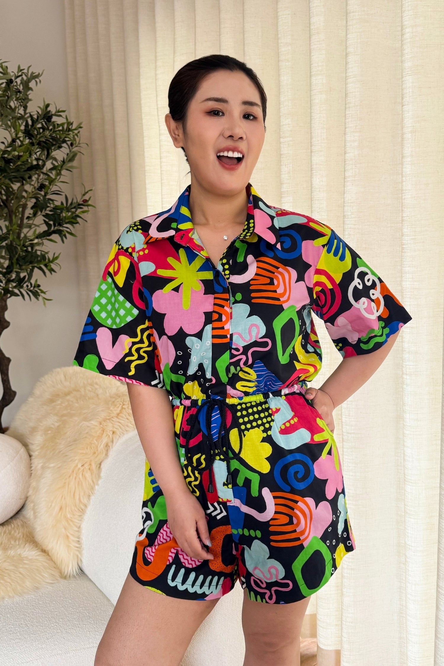 Playground Playsuit Black