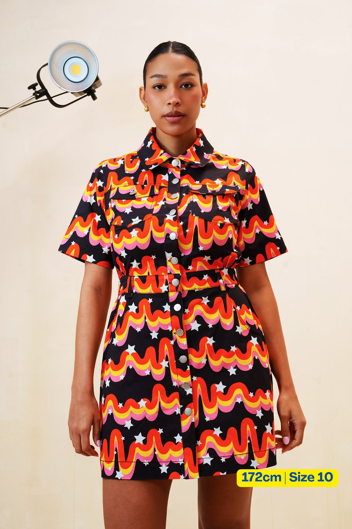 Popping Candy Denim Dress
