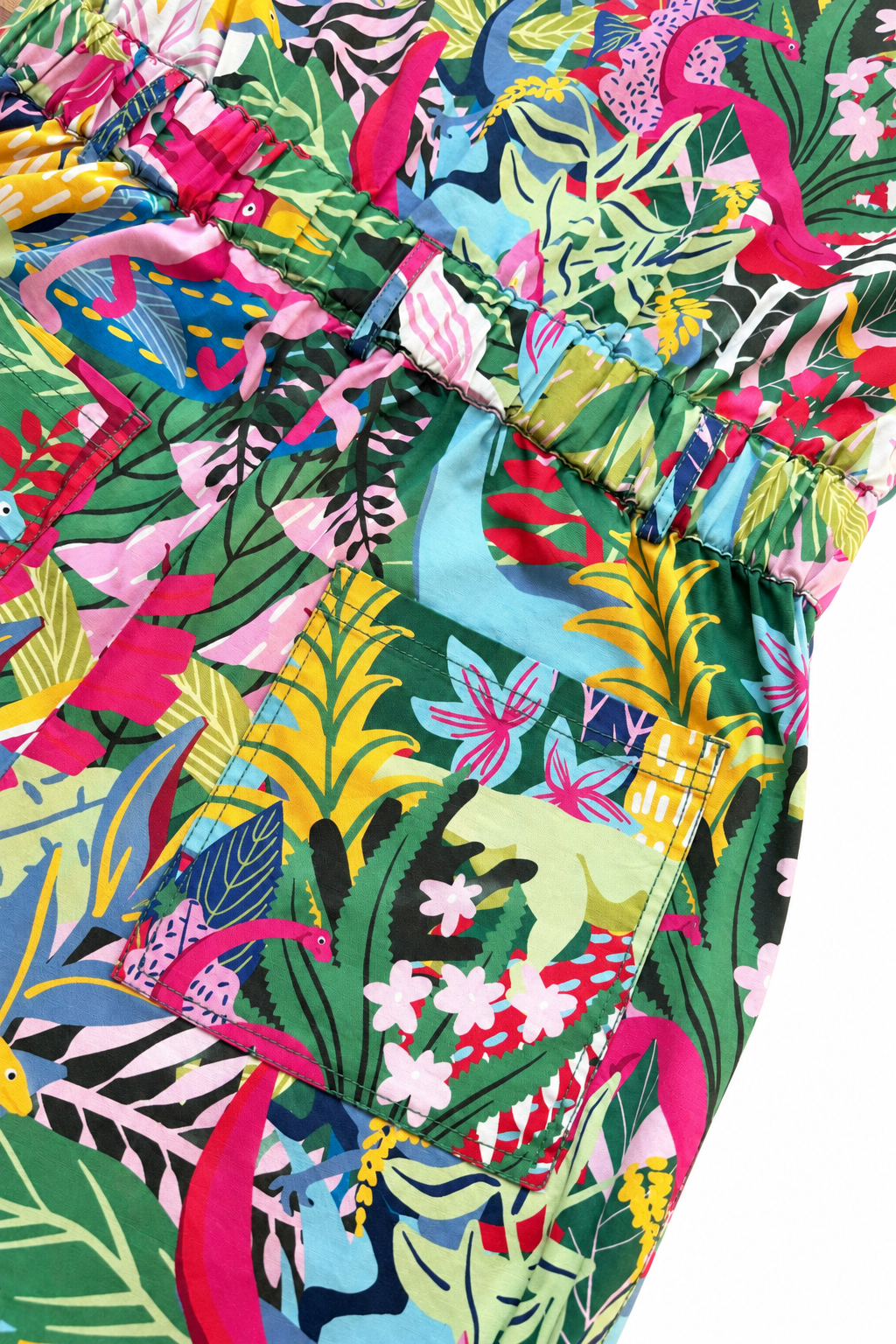 Dino Party Jumpsuit - Cropped Fit