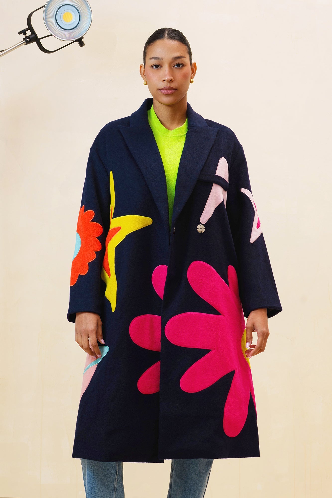 Floral Universe Coat