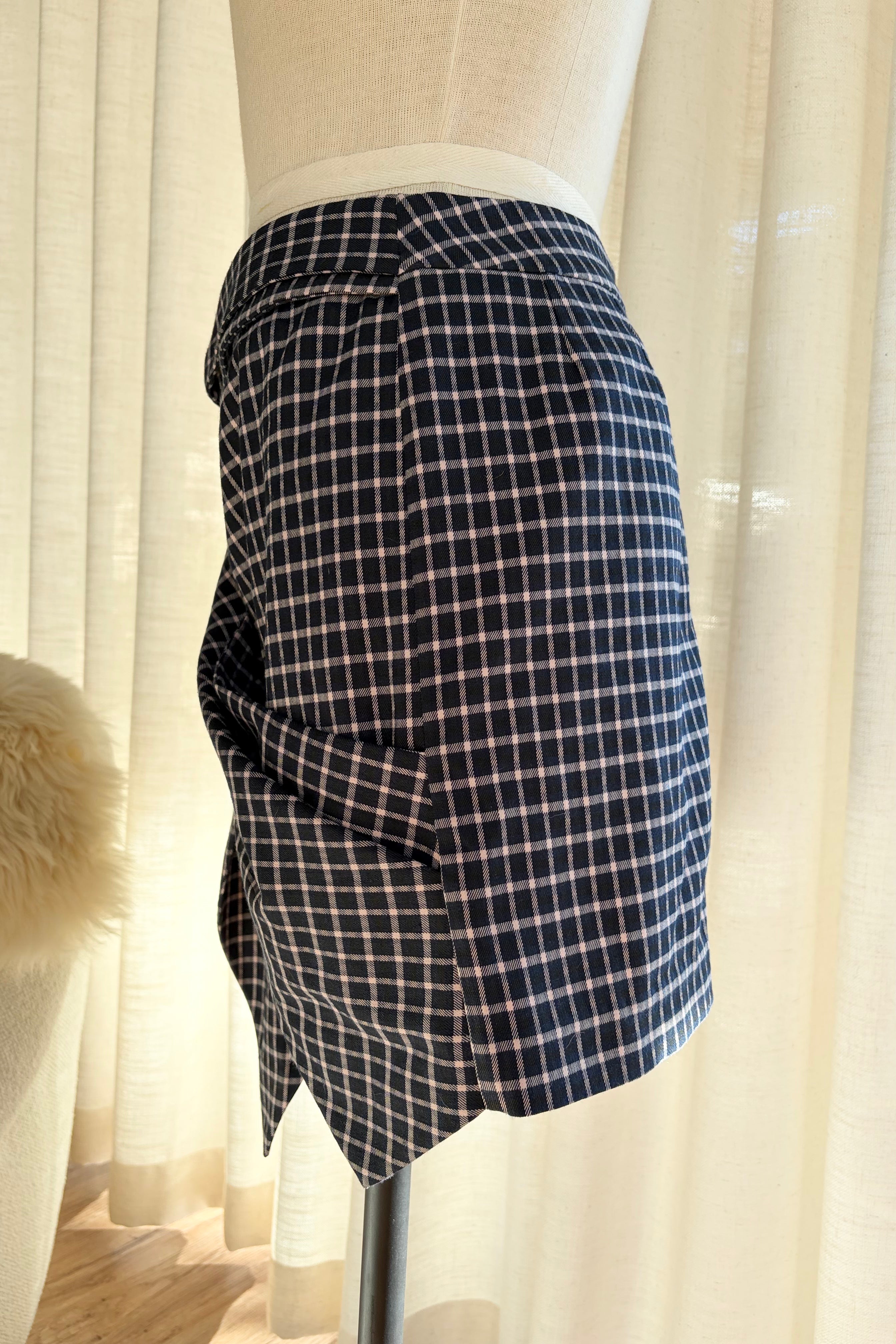 Check Jacquard Skirt - Archive AU 8-10
