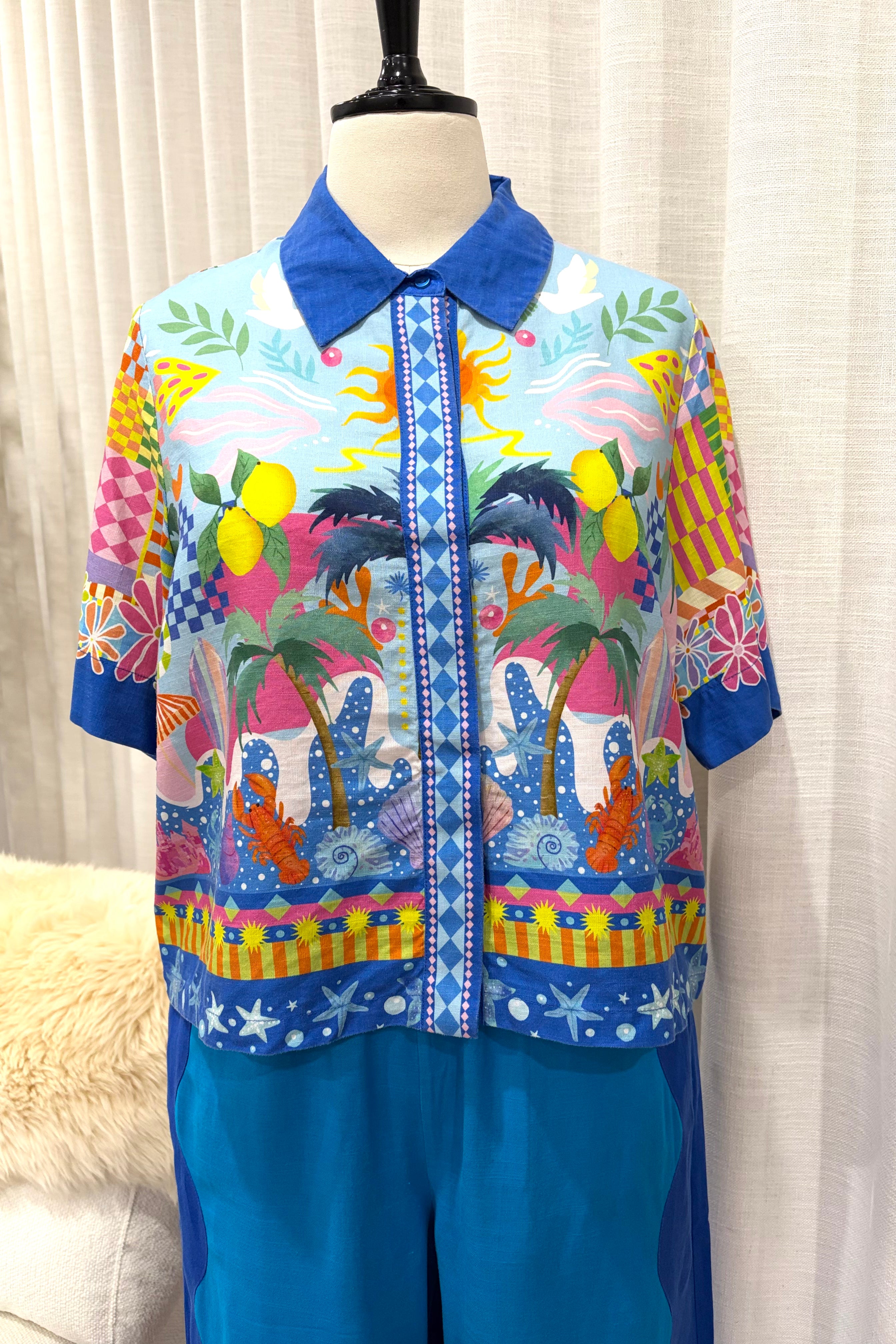 Mermaid Hotline Shirt - Sample AU 14-16