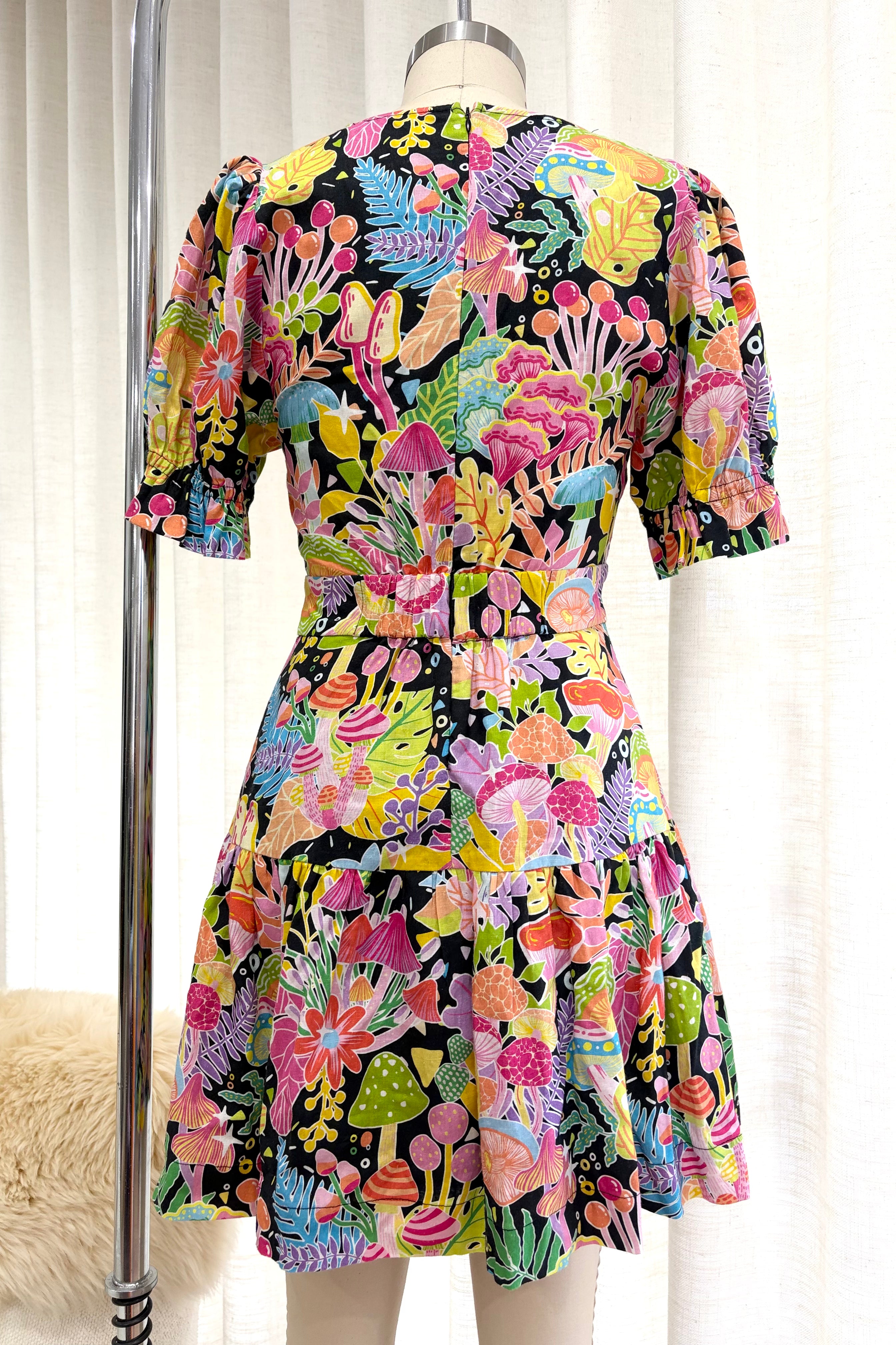 Once Upon a Time Linen Blend Dress - Sample AU 8