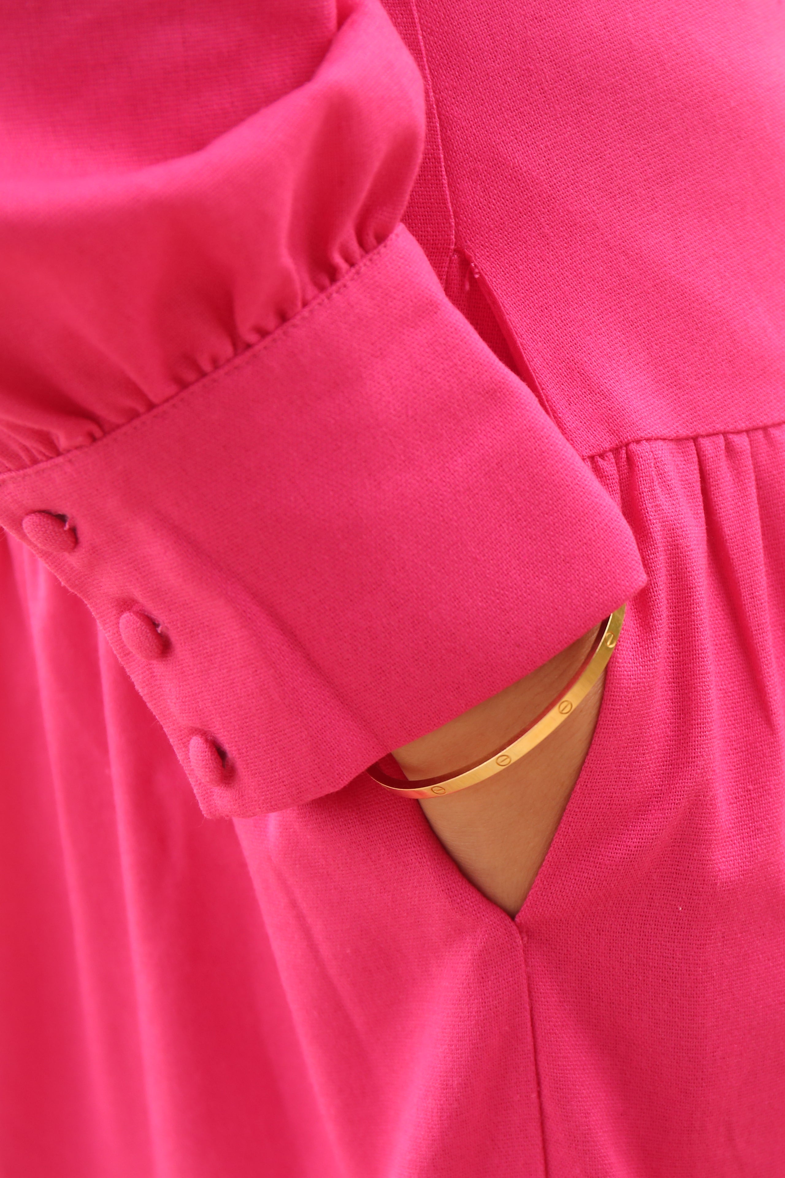 Whimsical Linen Cotton Wrap Shirt