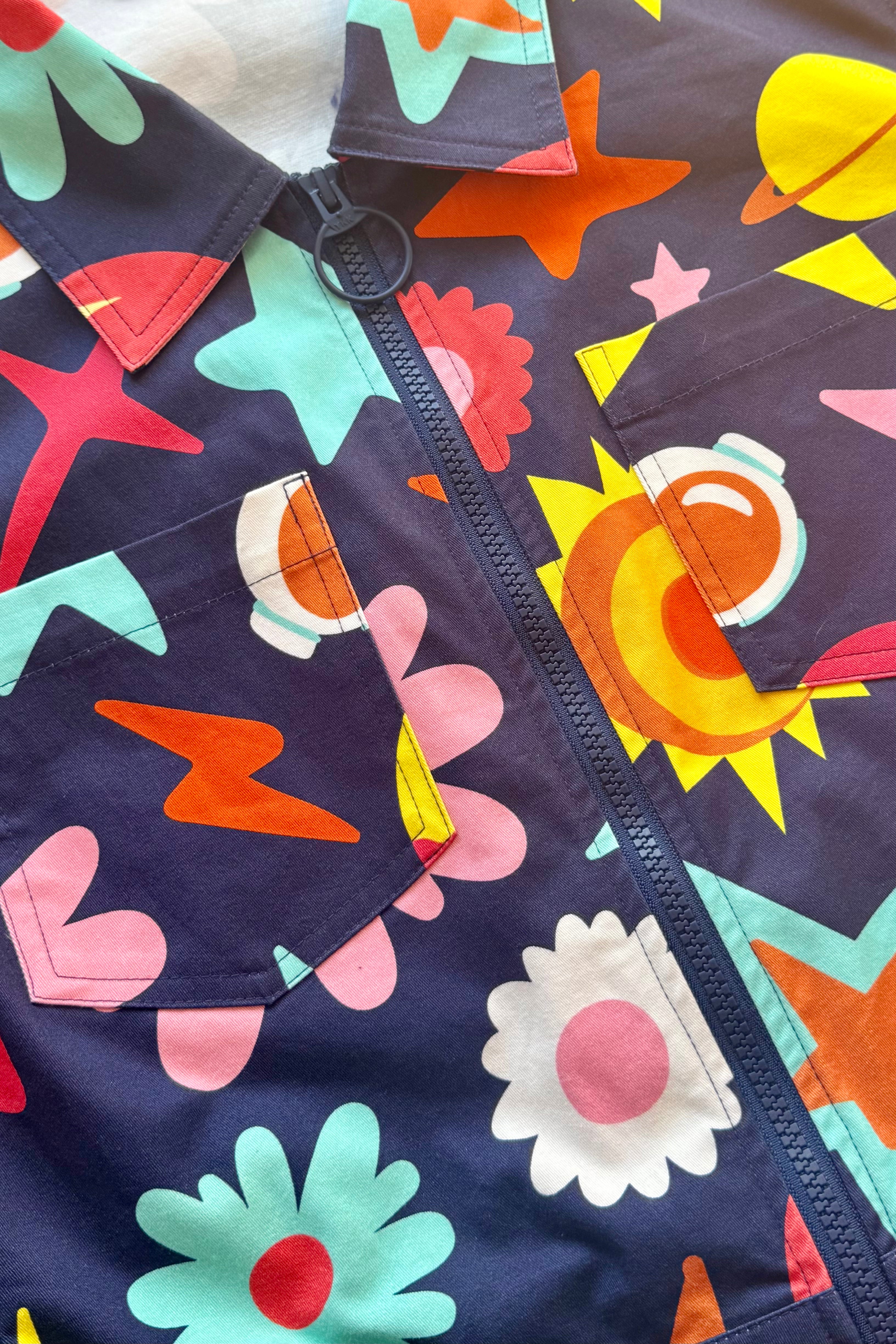 Floral Universe Jumpsuit - New Cut