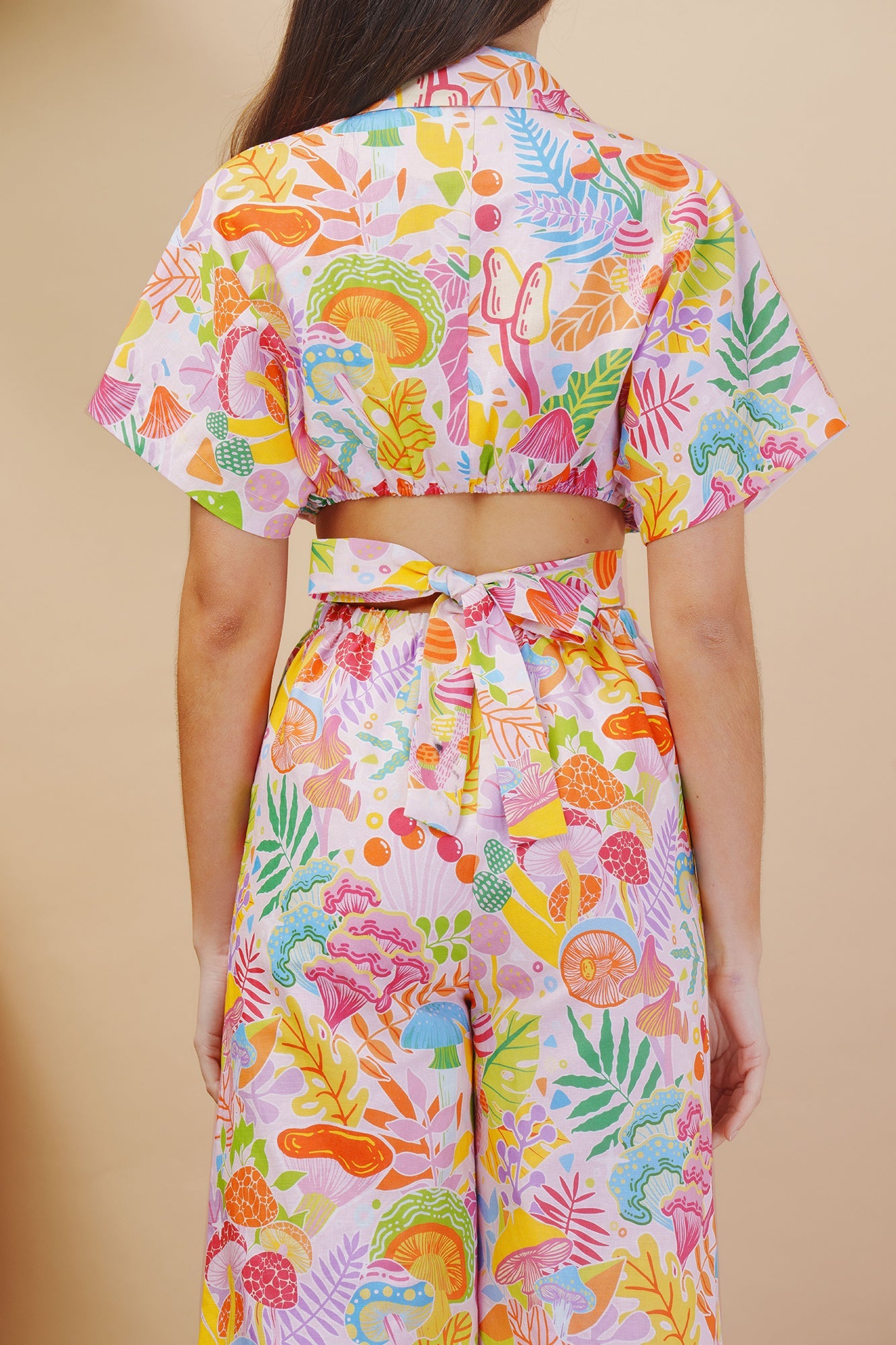 Fairy Garden Linen Cotton Jumpsuit